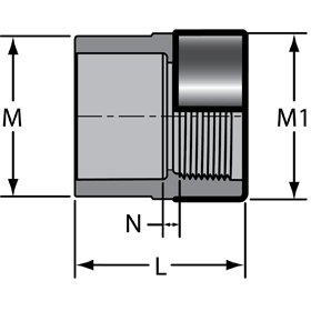 Female Adapter - Encapsulated Special Reinforced